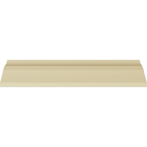 Ekena Millwork 3 1/2"H x 3 1/8"P x 4 3/4"F x 94 1/2"L Queenstown Traditional Smooth Crown Moulding - MLD03X03X04QU