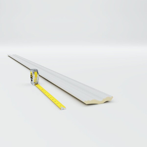 Ekena Millwork 3 1/2"H x 3 1/8"P x 4 3/4"F x 94 1/2"L Queenstown Traditional Smooth Crown Moulding - MLD03X03X04QU
