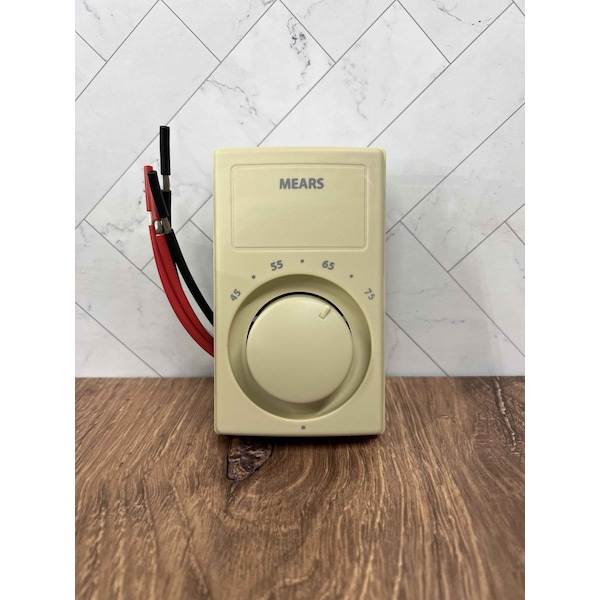 Mears Heat Similtaneous Thermostat, Two Circuit each 22 amp. W White - M600S