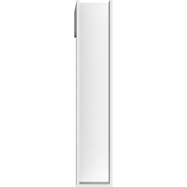 Ekena Millwork Standard Imperial Architectural Grade PVC Bracket With Block Ends, 5"W x 20"D x 26"H - BKTP05X20X26IMP05