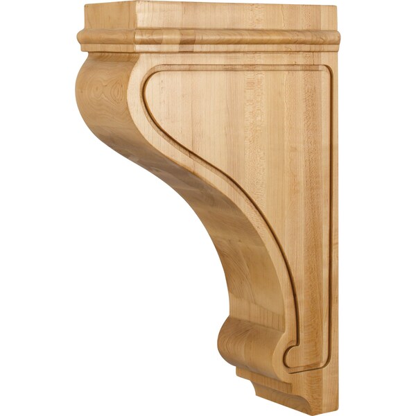 Hardware Resources 4" Wx9-3/4"Dx16"H Alder Arts & Crafts Corbel - COR26-3ALD