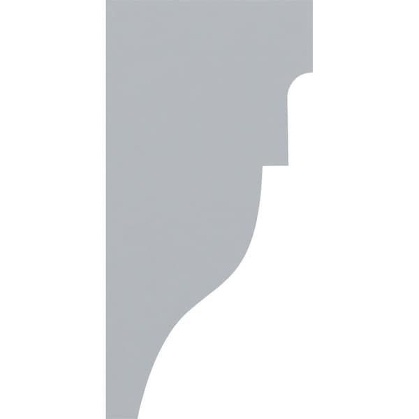 Ekena Millwork 6"W x 6"D x 12"H Wigan Bracket - BKT06X06X12WG