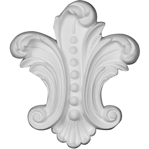 Ekena Millwork 4 5/8"W x 5 3/8"H x 1"P Beaded Onlay - ONL04X05X01BE