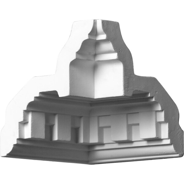 Ekena Millwork 4 1/2"P x 4 1/2"H Inside Corner Moulding (matches moulding MLD04X04X06DE) - MIC04X04DE