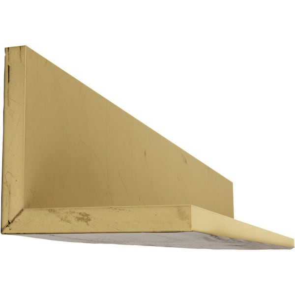 Ekena Millwork 2-Sided (L-beam) Riverwood Endurathane Faux Wood Ceiling Beam, Premium Aged, 12"W x 12"H  x 12'L - BMRW2C0120X120X144ZD
