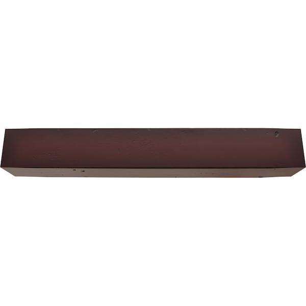 Ekena Millwork 3-Sided (U-beam) Knotty Pine Endurathane Faux Wood Ceiling Beam, Premium Cherry, 10"W x 4"H  x 18'L - BMKP3C0100X040X216ZY
