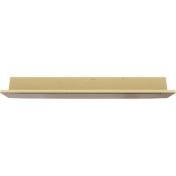 Ekena Millwork 2-Sided (L-beam) Knotty Pine Endurathane Faux Wood Ceiling Beam, Premium Aged, 8"W x 10"H  x 14'L - BMKP2C0080X100X168ZD