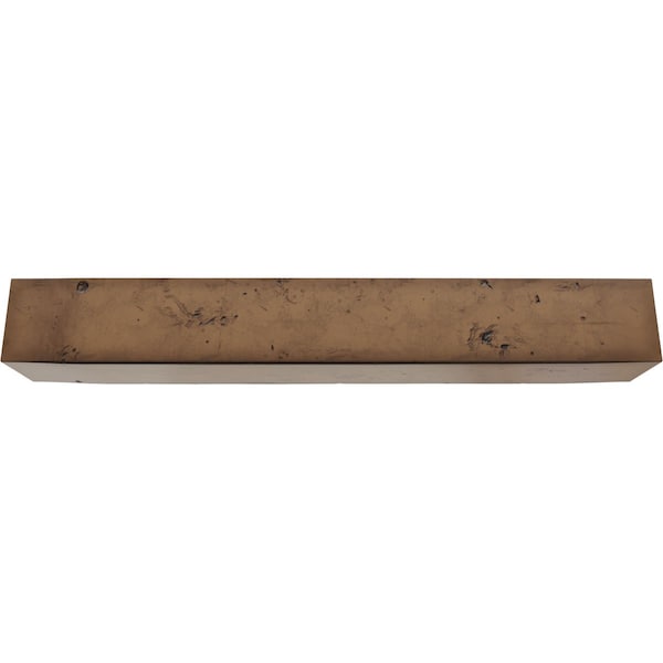 Ekena Millwork 2-Sided (L-beam) Knotty Pine Endurathane Faux Wood Ceiling Beam, Premium Aged, 8"W x 10"H  x 14'L - BMKP2C0080X100X168ZD