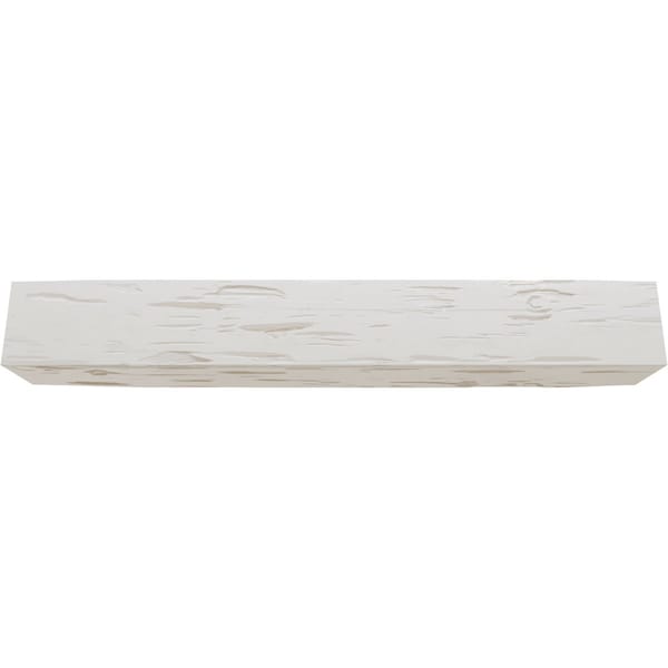 Ekena Millwork 3-Sided (U-beam) Pecky Cypress Endurathane Faux Wood Ceiling Beam, Factory Prepped, 4"Wx4"H x12'L - BMPC3C0040X040X144UN