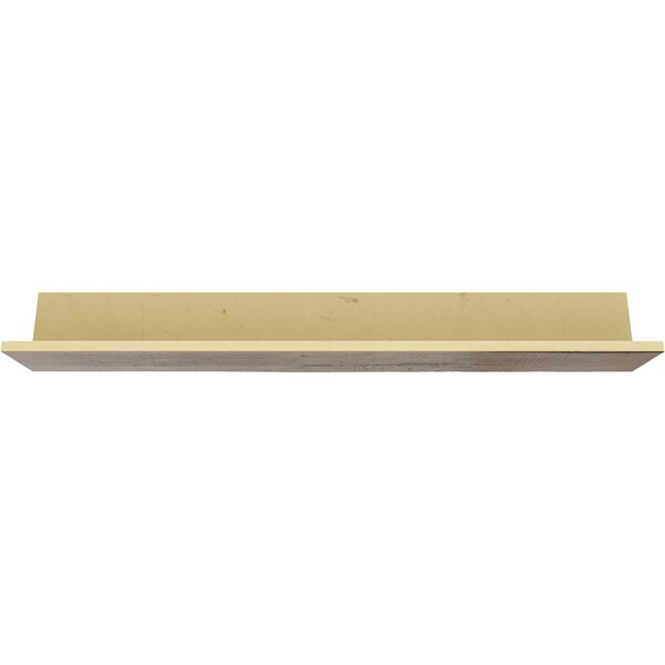 Ekena Millwork 2-Sided (L-beam) Rough Cedar Endurathane Faux Wood Ceiling Beam, Premium Aged, 12"W x 12"H  x 12'L - BMRC2C0120X120X144ZD