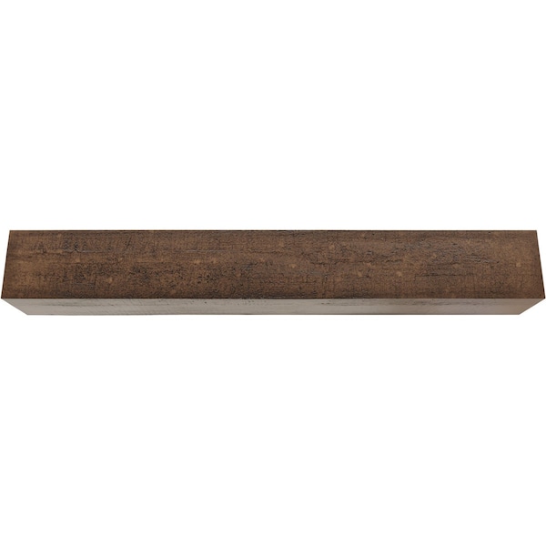 Ekena Millwork 2-Sided (L-beam) Rough Cedar Endurathane Faux Wood Ceiling Beam, Premium Aged, 12"W x 12"H  x 12'L - BMRC2C0120X120X144ZD