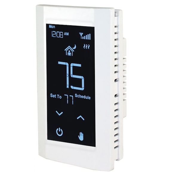 King Electric Thermostat, Hoot Wifi Dp 240V 16A White - K902-W