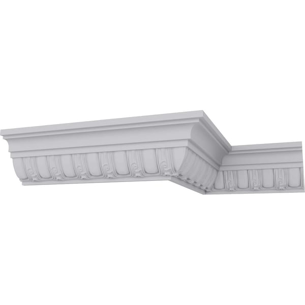 Ekena Millwork 2 3/4"H x 2 3/8"P x 3 5/8"F x 94 1/2"L Sequential Crown Moulding - MLD03X02X04SE