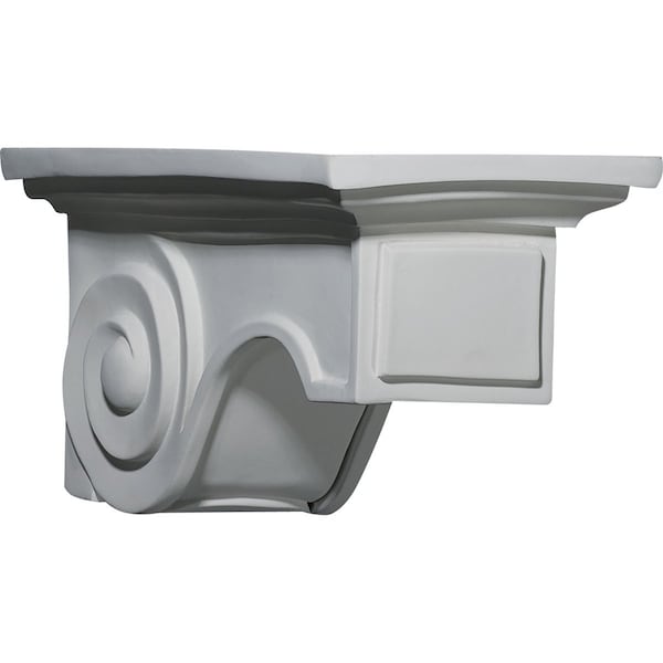 Ekena Millwork 6 1/4"W x 11 3/4"D x 5 7/8"H Giana Bracket - BKT11X06X05GI
