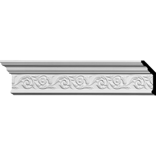 Ekena Millwork SAMPLE - 5 5/8"H x 2 1/4"P x 6"F x 12"L Floral Crown Moulding - SAMPLE-MLD05X02X06FL