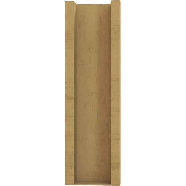 Ekena Millwork 6-in W x 12-in D x 20-in H Balboa Block Rough Cedar Woodgrain TimberThane Outlooker, Primed Tan - OUTUR060X12X20BOA44RCPR