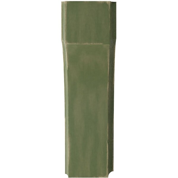 Ekena Millwork 1 3/4"W x 4"D x 6"H Clarksville Wood Vintage Decor Bracket, Restoration Green - BKTWD02X04X06CVGR