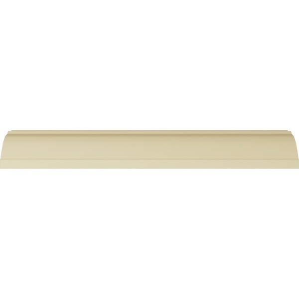 Ekena Millwork 4 3/4"H x 4 1/4"P x 6 1/8"F x 94 1/2"L, (1 1/8" Repeat), Cove Dentil with Bead Crown Moulding - MLD05X05X06DE
