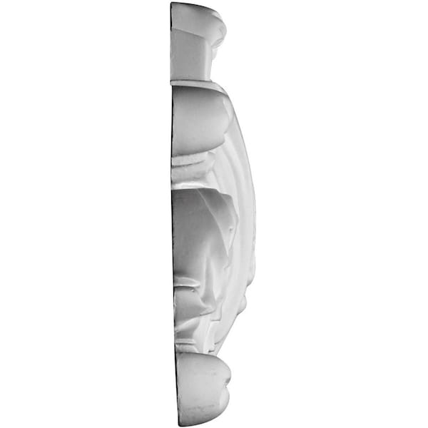 Ekena Millwork 11"W x 5 5/8"H x 1 1/8"P Beaded Center Onlay - ONL11X05X01BE