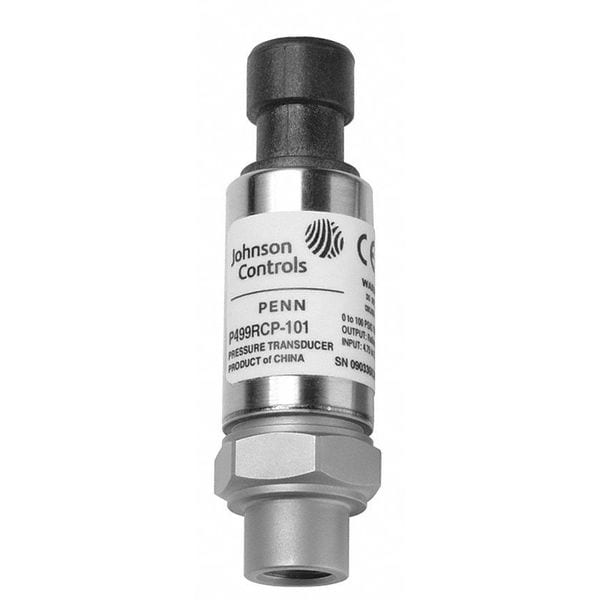 Johnson Controls Pressure Transmitter, 0 to 750 psi, 4.5VDC - P499RCP-107K