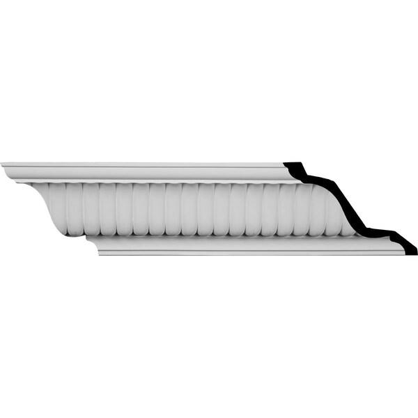 Ekena Millwork SAMPLE - 6 1/2"H x 6"P x 8 5/8"F x 12"L Carrillo Large Crown Moulding - SAMPLE-MLD06X06X09CI