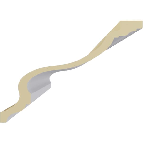 Ekena Millwork 9 7/8"H x 13 3/4"P x 17"F x 94 1/2"L Marseille Crown Moulding - MLD10X14X17MA