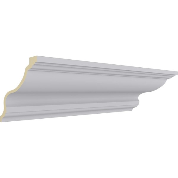 Ekena Millwork 9 7/8"H x 13 3/4"P x 17"F x 94 1/2"L Marseille Crown Moulding - MLD10X14X17MA