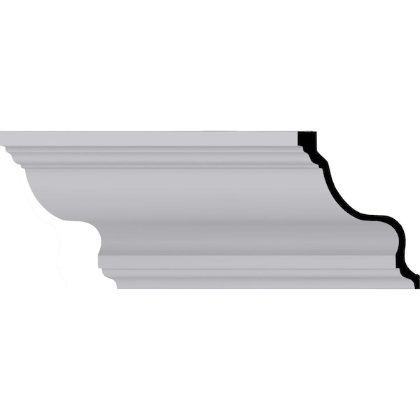 Ekena Millwork 9 7/8"H x 13 3/4"P x 17"F x 94 1/2"L Marseille Crown Moulding - MLD10X14X17MA