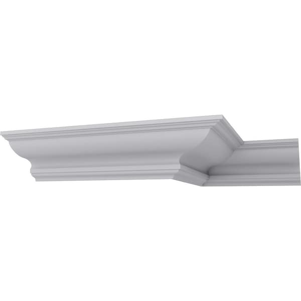 Ekena Millwork 9 7/8"H x 13 3/4"P x 17"F x 94 1/2"L Marseille Crown Moulding - MLD10X14X17MA