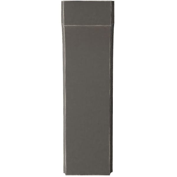 Ekena Millwork 3 1/2"W x 6"D x 12"H Clarksville Wood Vintage Decor Bracket, Reclaimed Grey - BKTWD04X06X12CVGY