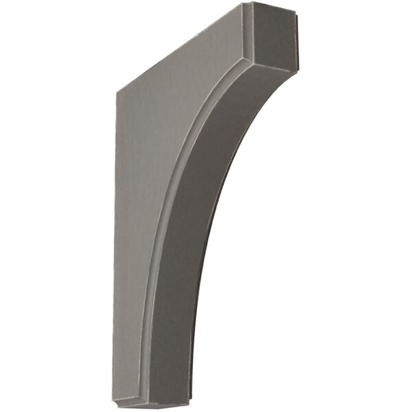 Ekena Millwork 1 3/4"W x 8"D x 10"H Clarksville Wood Vintage Decor Bracket, Reclaimed Grey - BKTWD02X08X10CVGY