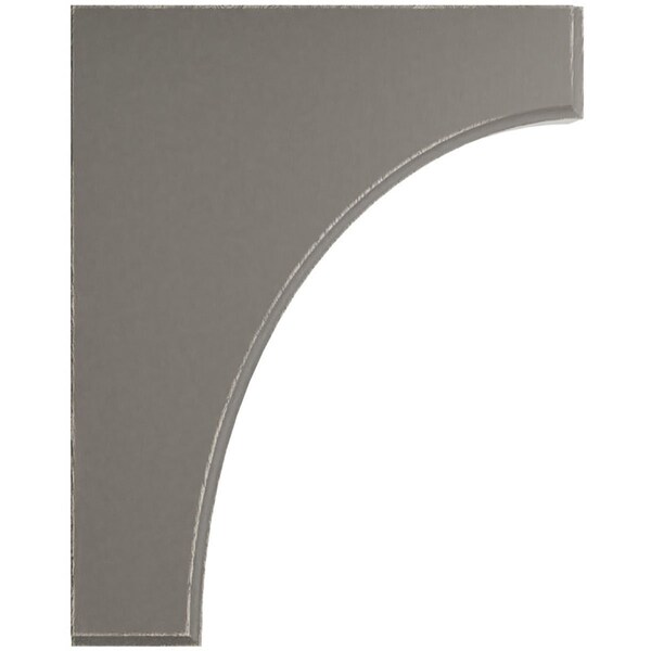 Ekena Millwork 1 3/4"W x 8"D x 10"H Clarksville Wood Vintage Decor Bracket, Reclaimed Grey - BKTWD02X08X10CVGY