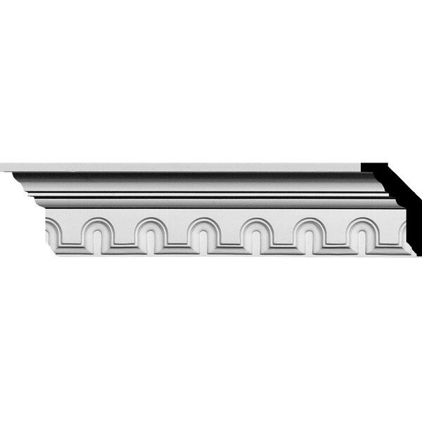 Ekena Millwork SAMPLE - 3 1/8"H x 2 3/4"P x 3 7/8"F x 12"L Heaton Crown Moulding - SAMPLE-MLD03X02X03HE