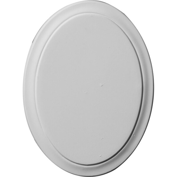 Ekena Millwork 6 1/8"W x 4 1/2"H x 3/8"P Classic Oval Rosette - ROS06X05CL