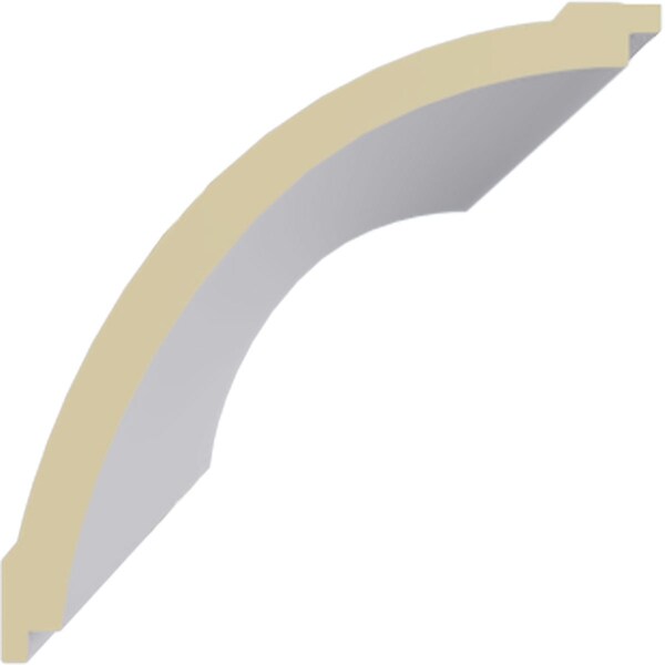 Ekena Millwork 6 1/4"H x 6 1/4"P x 8 7/8"F x 94 1/2"L Classic Crown Moulding - MLD06X06X08CL