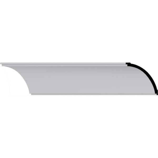 Ekena Millwork 6 1/4"H x 6 1/4"P x 8 7/8"F x 94 1/2"L Classic Crown Moulding - MLD06X06X08CL