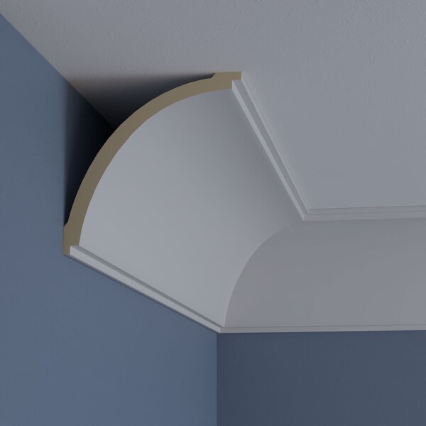 Ekena Millwork 6 1/4"H x 6 1/4"P x 8 7/8"F x 94 1/2"L Classic Crown Moulding - MLD06X06X08CL