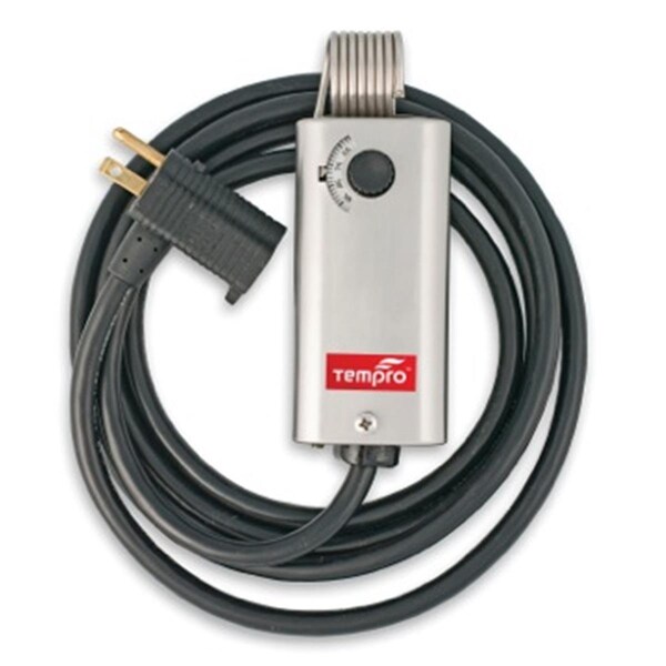 Tempro Line Voltage 35 To 95 Degree F 6 ft. SPST Thermostat - TE316071