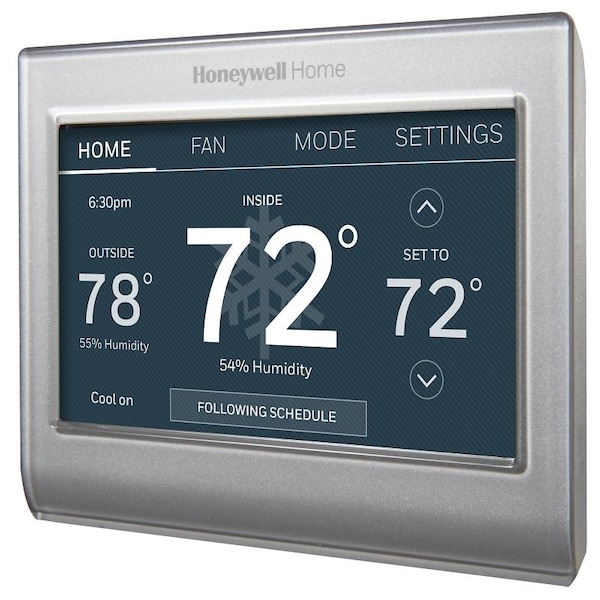 Honeywell RTH9585WF Programmable Thermostat, 24 V, Silver - RTH9585WF1004/958