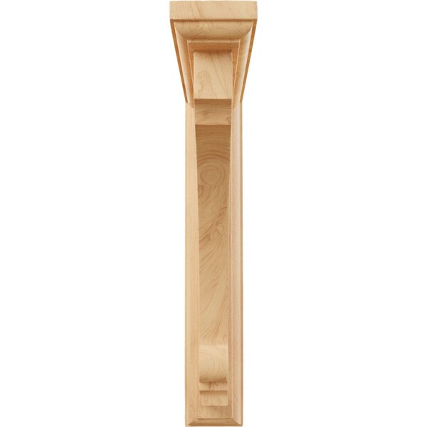 Ekena Millwork 2 1/2"W x 8"D x 12"H Extra Large Thompson Wood Bracket, Red Oak - BKTW02X08X12TMRO