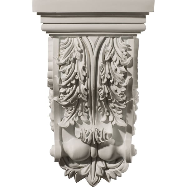 Ekena Millwork 6 1/2"W x 3 5/8"D x 10"H Medway Oakleaf Corbel - COR06X03X10ME
