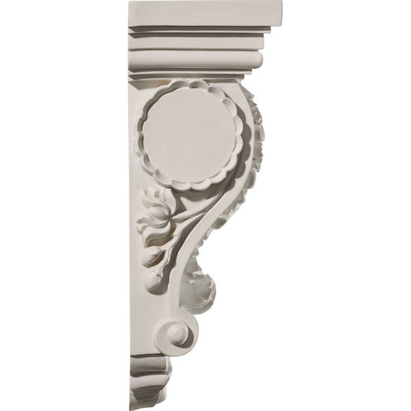 Ekena Millwork 6 1/2"W x 3 5/8"D x 10"H Medway Oakleaf Corbel - COR06X03X10ME