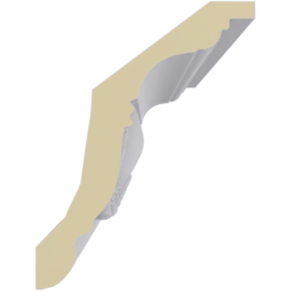 Ekena Millwork 5 1/4"H x 4"P x 6 5/8"F x 94 1/2"L Federal Egg and Dart Crown Moulding - MLD05X06X06FE