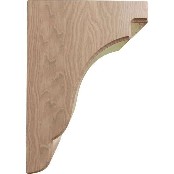 Ekena Millwork 5 1/4"W x 7 1/4"D x 9 1/2"H Bedford Bracket, Mahogany - BKTW05X07X10BEGM