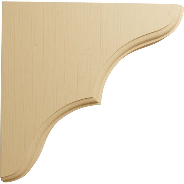 Ekena Millwork 1 3/4"W x 7 1/2"D x 7 1/2"H Stratford Wood Bracket, Alder - BKTW02X08X08STAL
