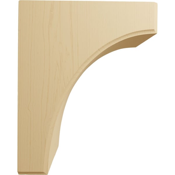 Ekena Millwork 5 1/4"W x 8"D x 10"H Clarksville Bracket, Alder - BKTW05X08X10CVAL