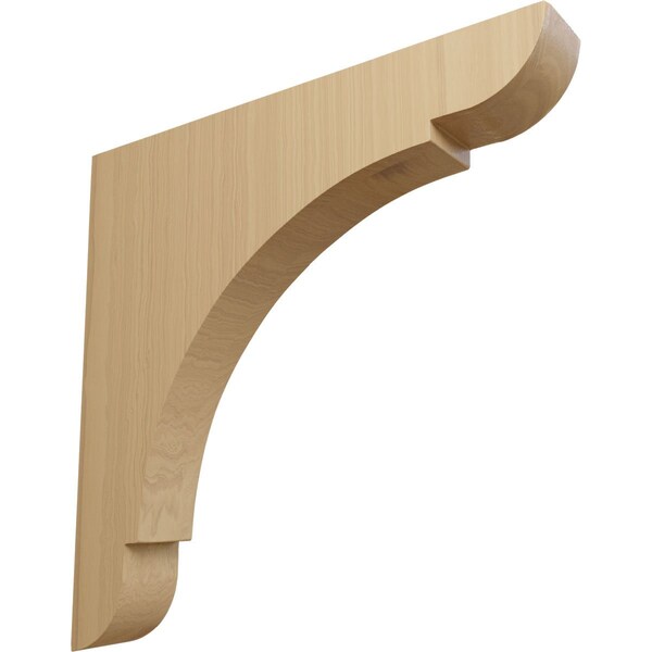 Ekena Millwork 1 3/4"W x 12"D x 12"H Extra Large Olympic Wood Bracket, Cherry - BKTW01X12X12OLCH