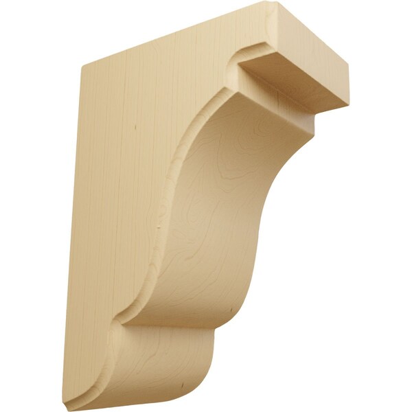 Ekena Millwork 3 1/2"W x 5"D x 7 1/2"H Bedford Bracket, Alder - BKTW04X05X08BEAL