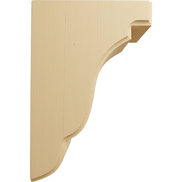 Ekena Millwork 3 1/2"W x 5"D x 7 1/2"H Bedford Bracket, Alder - BKTW04X05X08BEAL