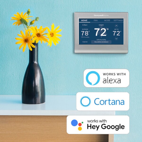 Honeywell Honeywell Home Smart Color Built In WiFi Heating and Cooling Touch Screen Programmable Thermostat - RTH9585WF1004W
